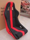 Çin JBR Universal Bucket Racing Seats Red And Black Bucket Seats Comfortable şirket