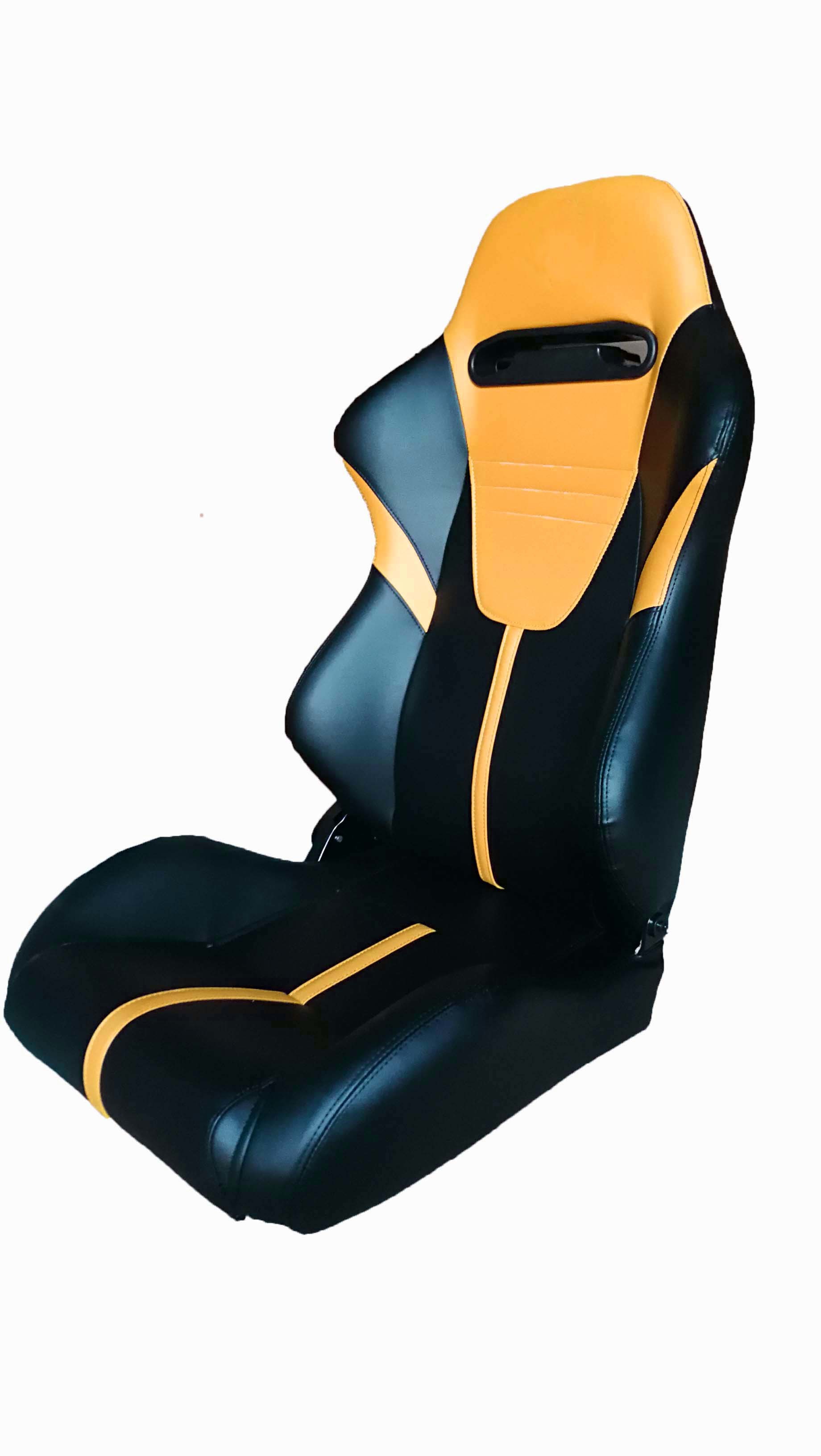 Single / Double Slider Sport Racing Seats With High Elastic Sponge Filler