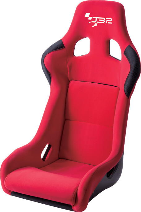 JBR1066 Red Fabric Sport Racing Seats With Adjuster / Slider Car Seats