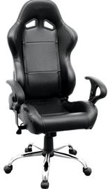 Çin Katlanır PVC siyah Yarış Ofis Koltuğu Patron Oturma Sandalyeler Tek adjuatör ile Oyun koltukları sandalyeler Fabrika